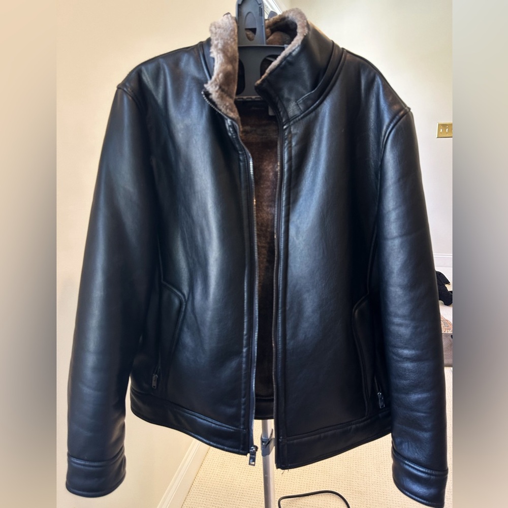 Andrew Marc black jacket for men
